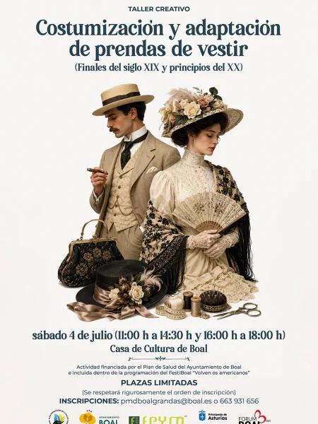 Taller creativo de costumización y adaptación de prendas de vestir